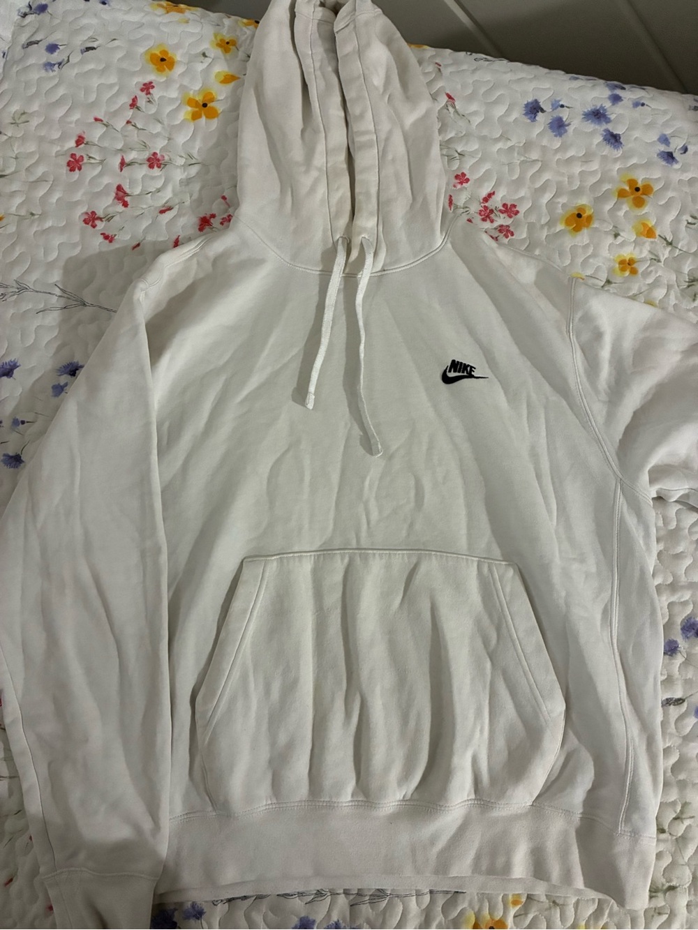 Unisex Nike White Hoodie